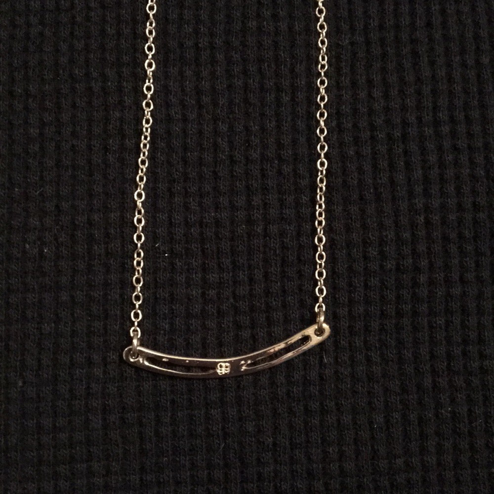 Gorjana Helen split bar necklace